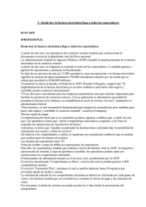 2 - Desde hoy la factura electrónica llega a todos los