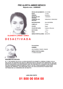 PRE ALERTA AMBER MÉXICO