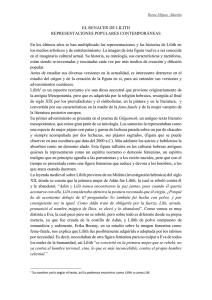 El renacer de Lilith. Representaciones populares