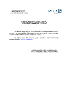 xi concurso literario nacional “con las palabras un cuento”