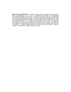 Información Costos de Cirugías y Procedimientos