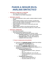 Análisis Sintáctico: Guía Paso a Paso
