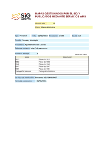MAPAS GESTIONADOS POR EL SIG Y