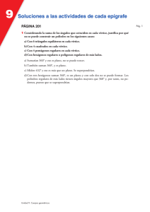 Soluciones a las actividades de cada epígrafe