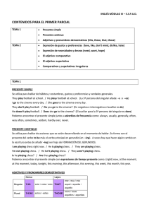 Contenidos 1º parcial