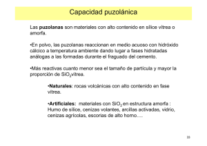 Capacidad puzolánica
