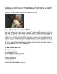 Como Jesucristo, levanta tus ojos al cielo y pídele a Dios que envíe