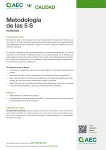 Metodología de las 5 S