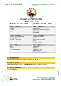 20160421 examenes septiembre 2016 - IES Río Aguas