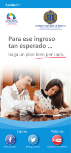 Para ese ingreso tan esperado …