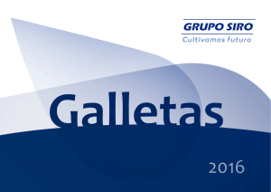 Catálogo de Galletas 2016