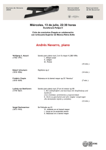 Andrés Navarro, piano