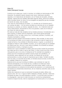 Plata III Padre Pedrojosé Ynaraja Continúo con