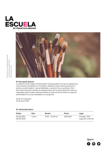 Síguenos 01. Descripción General Los alumnos serán capaces de