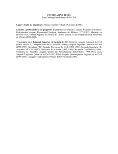 PATRICIA ONO REYES Juez Cuadragésimo Primero de lo Civil
