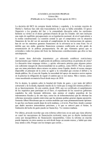 TECHO DE GASTO_LA VANGUARDIA