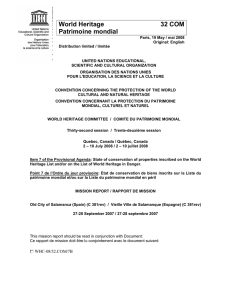 Joint Report on the Participation in the