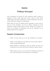 Politicas Anti-spam