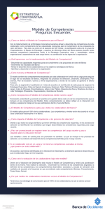 Preguntas frecuentes Modelo de Competencias