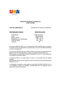 ESPECIFICACION DEL PRODUCTO