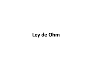 Ley de Ohm