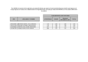 dni apellidos y nombre antigüedad grado trabajo