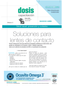 Soluciones para lentes de contacto