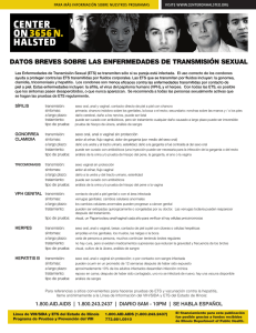 Datos sobre las enfermedades más comunes de transmisión sexual