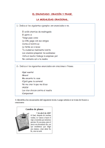 EL ENUNCIADO act