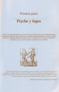 primera parte: psyche y logos