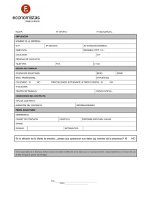 En la difusión de la oferta de empleo, ¿desea que aparezcan sus