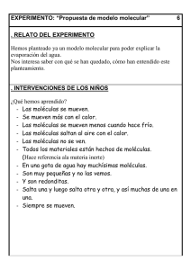 6.EXPERIMENTO Modelo molecular