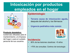 Intoxicación por Alcohol Etílico