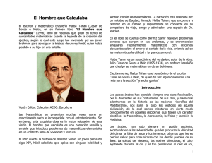 El Hombre que Calculaba - Páginas Web Educativas