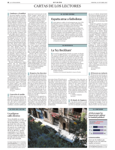 CARTAS DE LOS LECTORES