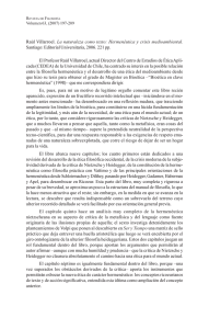 Raúl Villarroel. La naturaleza como texto