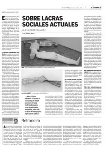 sobre lacras sociales actuales - Fátima Otero Bouza | Crítica de Arte