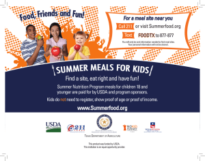 Food, Friends and Fun!