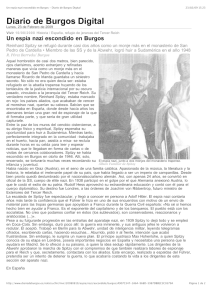 Un espía nazi escondido en Burgos - Diario de