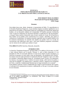 93 ENCICLICA POPULORUM PROGRESSIO DE