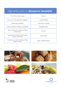 Opciones para un desayuno saludable: