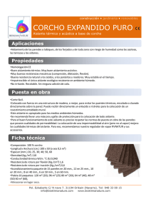 corcho expandido puro