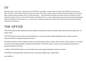 CV THE OFFICE - Curators` Network