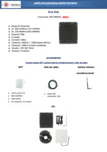 Erix 918 AMPLIFICADORES/REPETIDORES