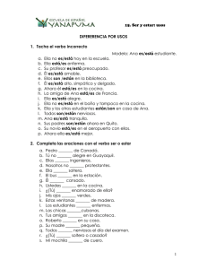 1 DIFERERENCIA POR USOS 1. Tacha el verbo incorrecto Modelo