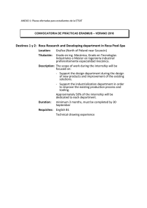 en Roca Research and Developing department in Roca Pool