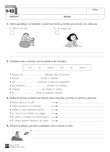 Apellidos: Nombre: Fecha 1. Indica qué dibujo corresponde a cada