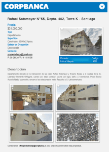 Rafael Sotomayor N°55, Depto. 402, Torre K