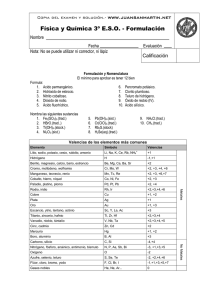 control formulación