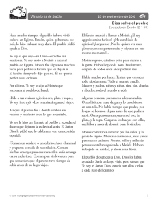 Dios salva al pueblo - Crecemos en Gracia y Gratitud